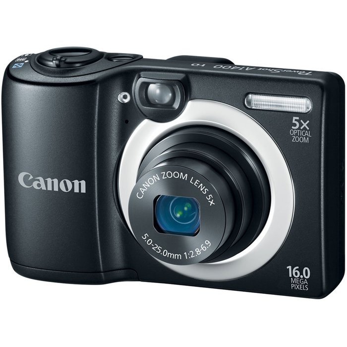 Canon PowerShot A1400 16.0 MP Digital Camera with 5x Digital Image Stabilized Zoom 28mm Wide-Angle Lens and 720p... N3