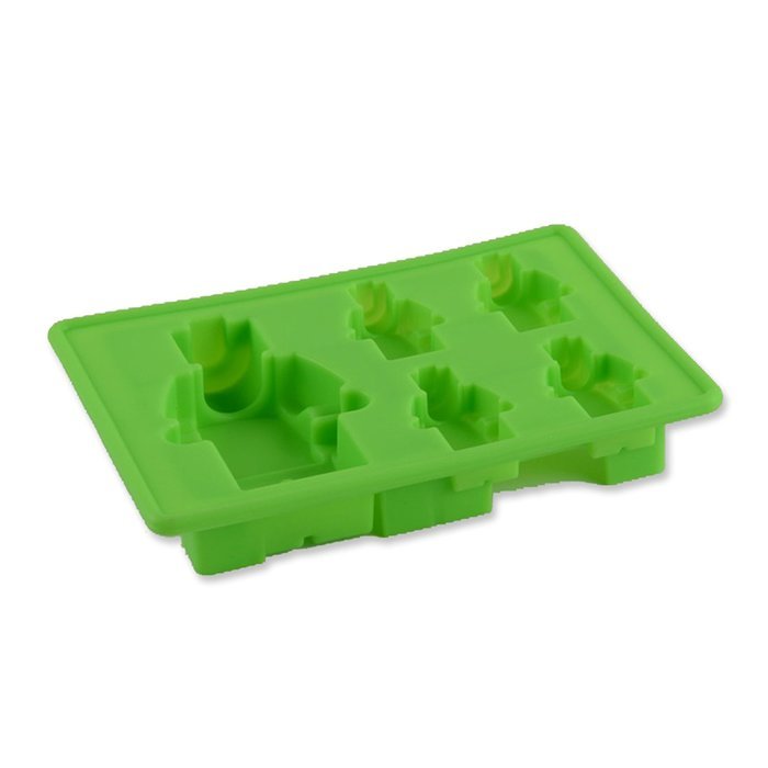 Silicone Ice Cube Trays and Cup Cake Molds, Mixed Colors Shape Legos, Robots & CupCake Shapes. 9 Pc, Easy to Clean... N2
