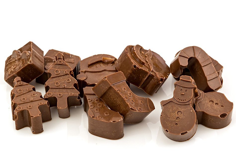 Christmas Candy Molds by Sylvia's Healthy, BPA-Free Non-Stick, 3-Pack of 2 Christmas and 1 Cute Shape Trays, Make... N2