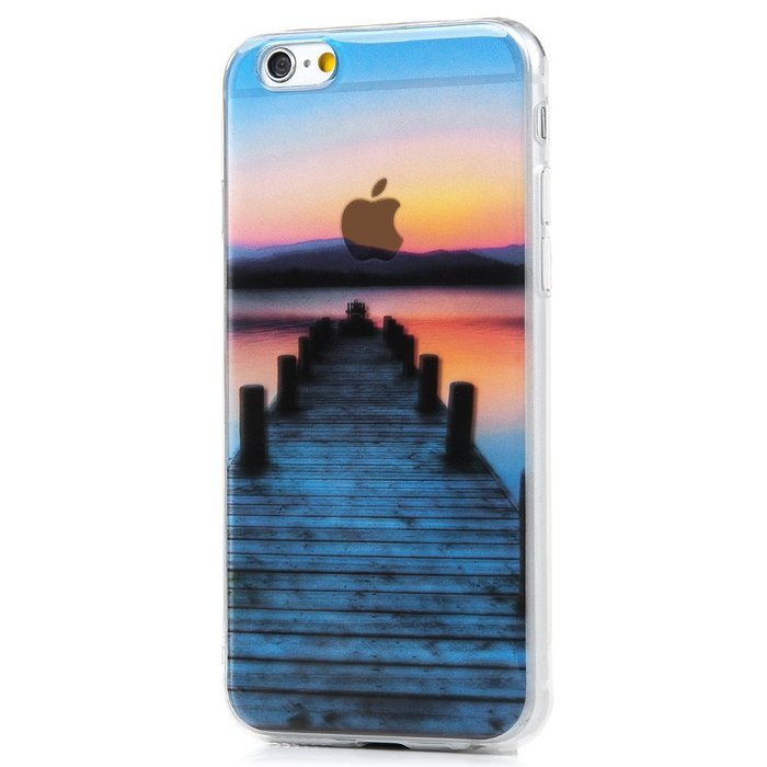 Badalink iPhone 6S Case,iPhone 6 Case (4.7") Soft TPU Shockproof Rubber Skin Gel Fancy Scenery Series Bumper Slim... N47
