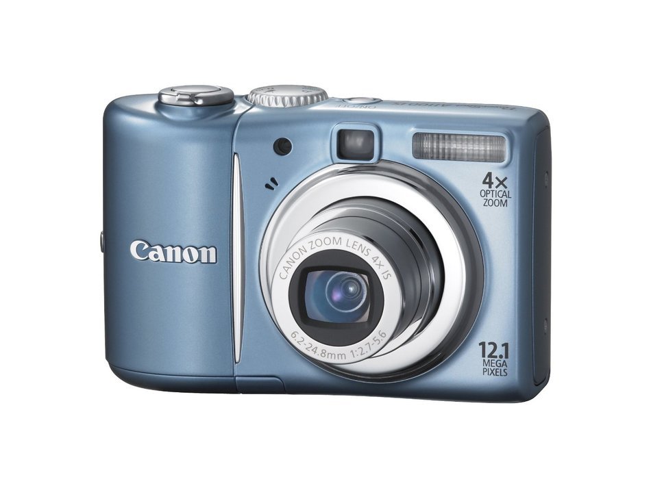 Canon PowerShot A1100IS 12.1 MP Digital Camera with 4x Optical Image Stabilized Zoom and 2.5-inch LCD (Blue) (... N6