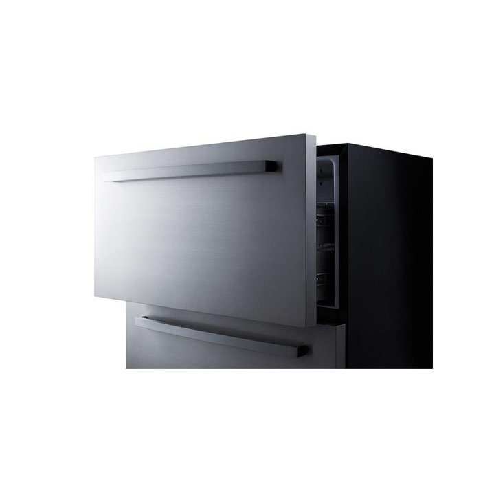 Summit SP7D2 30" Drawer Refrigerator with 5.3 cu. ft. Capacity 2 Drawers Automatic Defrost LED Lighting Digital... N5