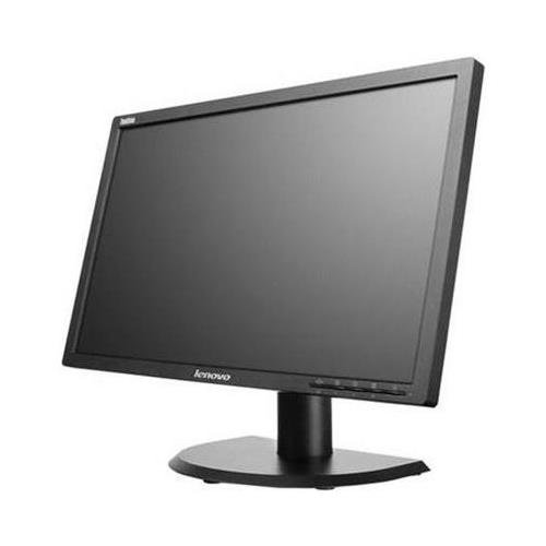 Lenovo 60B0HAR1US ThinkVision E2323 23" LED LCD Monitor, 5ms, VGA/DVI, 3000000:1, Raven Black