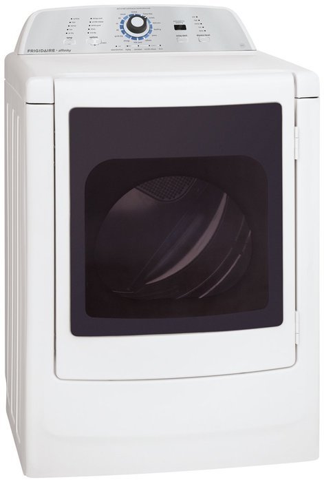 Affinity 7.0 Cu. Ft. High Efficiency Front Load Gas Dryer with Glass Door &ndash; Classic White N3