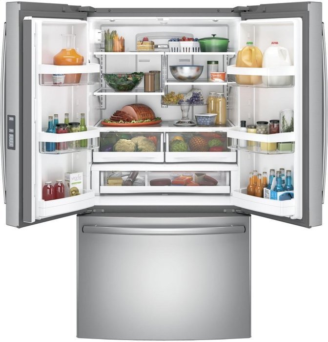 GE Stainless Steel French-Door Bottom Freezer Refrigerator N5