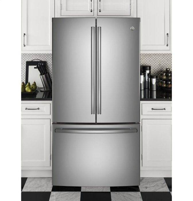 GE Stainless Steel French-Door Bottom Freezer Refrigerator N7