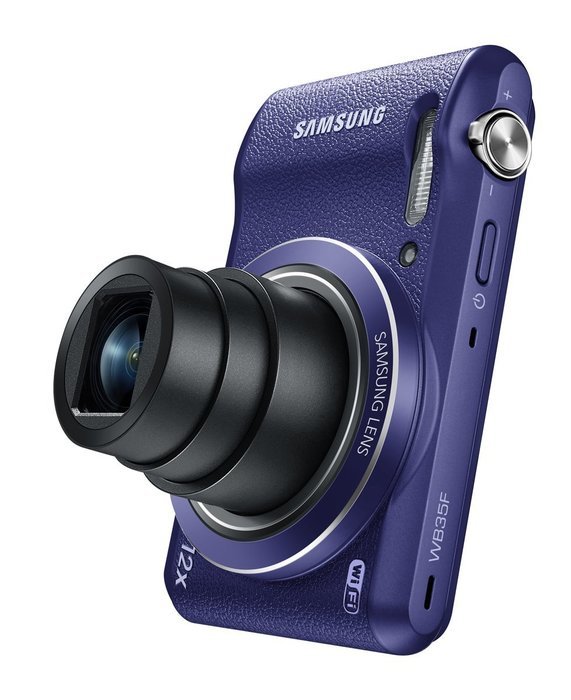 Samsung WB35F 16.2MP Smart WiFi & NFC Digital Camera with 12x Optical Zoom and 2.7" LCD (Black) N18