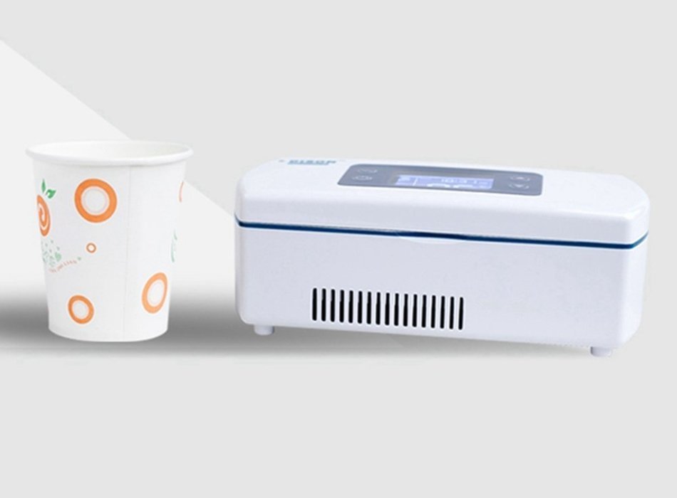 Dison 2-8&deg;C Insulin Cooler Refrigerated Reefer Refrigerator Box Storage for Drug N5