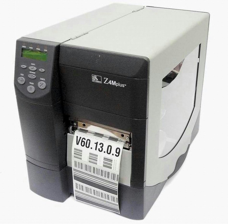 Zebra Z4M Plus Z4M00-2001-0030 Thermal Barcode Label Printer (Network/Serial) 203DPI