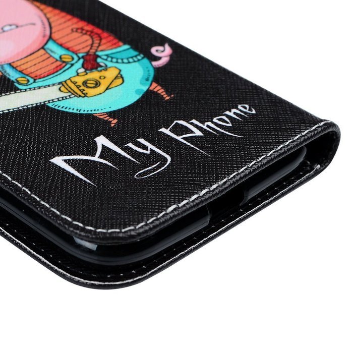 MOTO G4 Case,Motorola MOTO G4 Case - Wallet Flip Stand Case PU Leather Case with Shockproof TPU Inner Bumper Colorful... N70