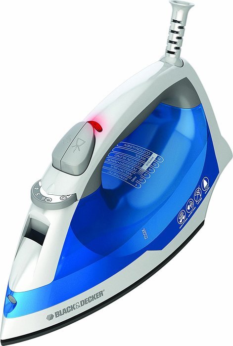 BLACK+DECKER IR03V Easy Steam Iron with Variable Steam Control and Auto Shutoff, Nonstick Soleplate Small Travel... N3