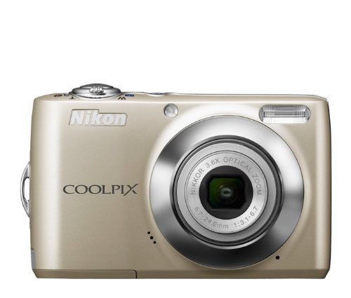 Nikon COOLPIX L24 14 MP Digital Camera with 3.6x NIKKOR Optical Zoom Lens and 3-Inch LCD (Silver) (OLD MODEL) N4