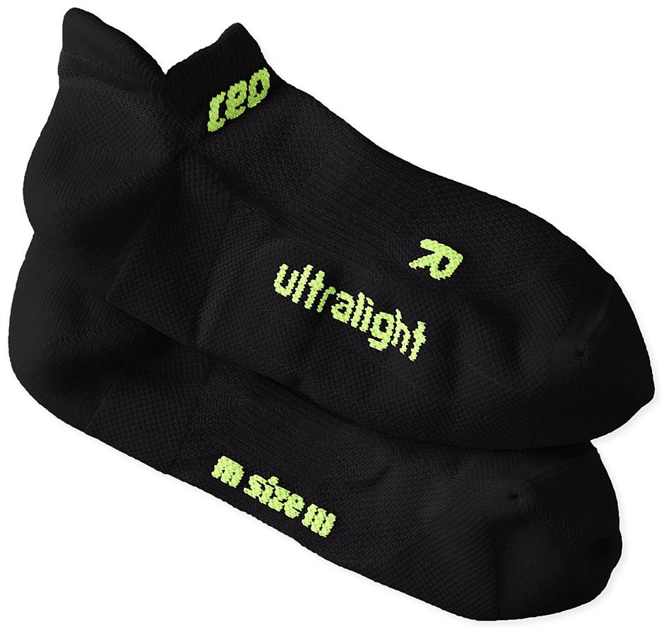 CEP Dynamic+ Run Ultralight No Show Socks (Red/Green) IV N2