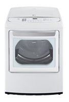 LG DLGY1702WE SteamDryer 7.3 Cu. Ft. White With Steam Cycle Gas Dryer - Energy Star