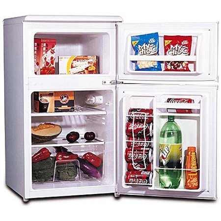 Igloo 3.2 cu. ft. 2-Door Refrigerator and Freezer ,Color: White N2