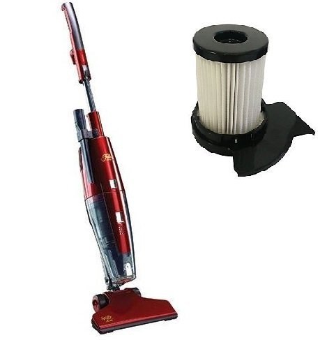 Fuller Brush Spiffy Maid Bagless Broom Vacuum Cleaner and Replacement HEPA Filter N6