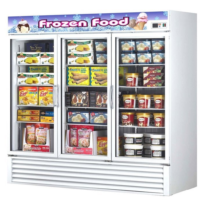Turbo Air TGF-72F, 3 Door, 72 cu ft Reach-In Freezer