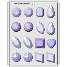 Gems Assortment 1-3/4" Hard Candy Mold
