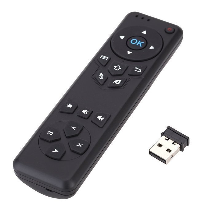 Andoer MX5 Portable 2.4G Wireless Remote Control Air Mouse Wireless Somatosensory Remote Controller with USB 2.0... N3