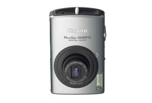 Canon PowerShot SD870IS 8MP Digital Camera with 3.8x Wide Angle Optical Image Stabilized Zoom (Black) N5