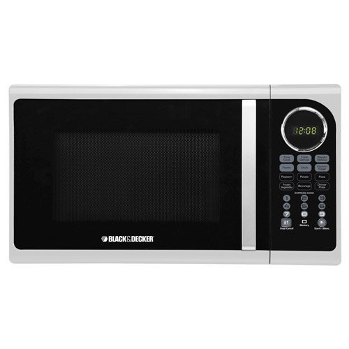 Black & Decker EM925ACP-P2W 900-watt Microwave, 0.9 Cubic Feet, White