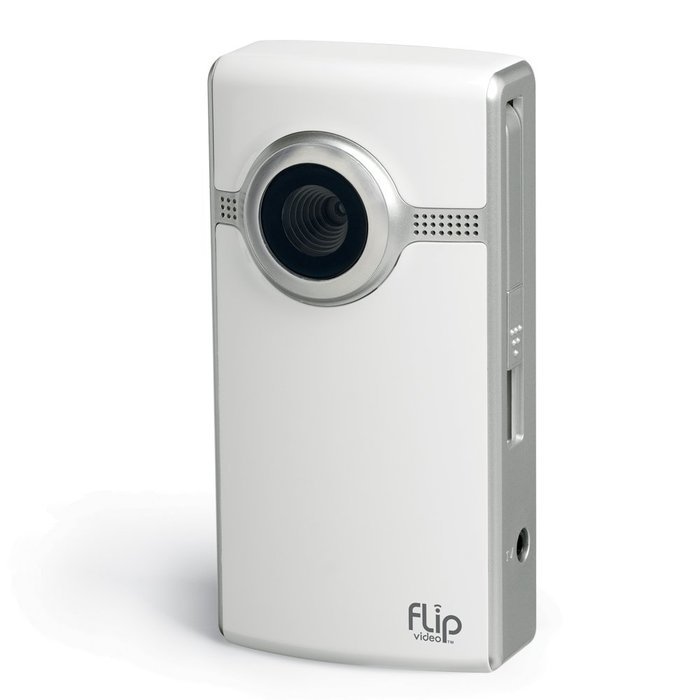 Flip Ultra Video Camera - White, 4 GB, 2 Hours (2nd Generation) N8