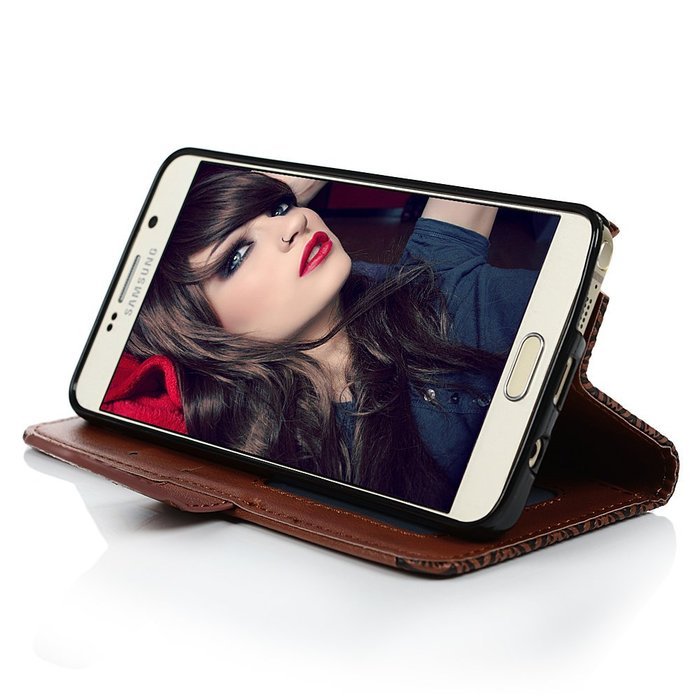 Note 5 Case,Samsung Galaxy Note 5 Case - Wallet Slim Fit Folio Stand 3D Basso-relievo PU Leather Flip Case with... N45