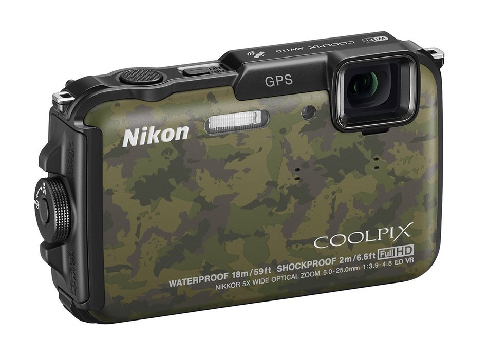 Nikon COOLPIX AW110 Wi-Fi and Waterproof Digital Camera with GPS (Orange) (OLD MODEL) N10