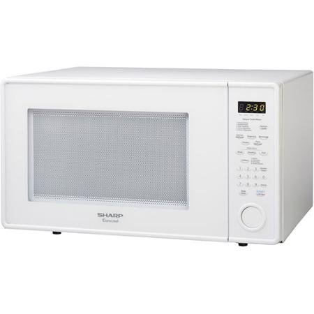 1.8 cu ft 1100W, Scratch-Resistant Door, Touch Control Panel, Countertop Microwave Oven, White N4