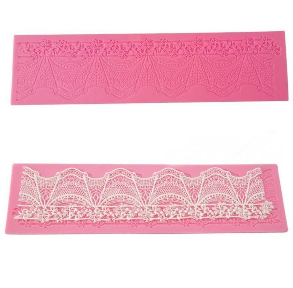 Silicone Lace, KOOTIPS Princess Vines Scrolls Cake Decorating Mold Decorating Tools Embossing Cake Fondant Mold... N2