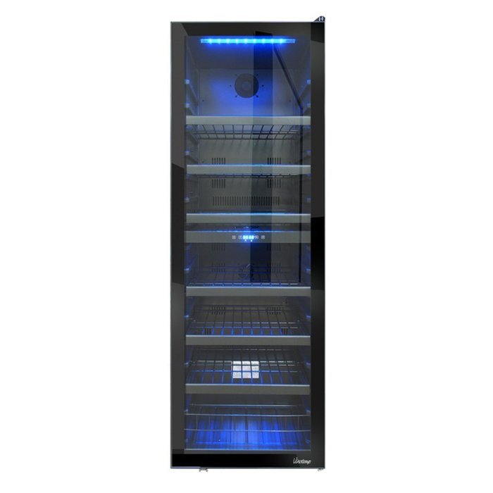 Vinotemp VNTVT-140RV-2ZR 154-Bottle Right Hinge Dual-Zone Freestanding Wine Cooler N7