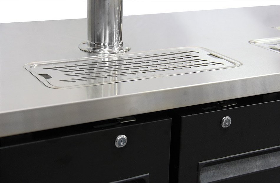 Dual Tap Built-In/Freestanding Beer Dispenser N3