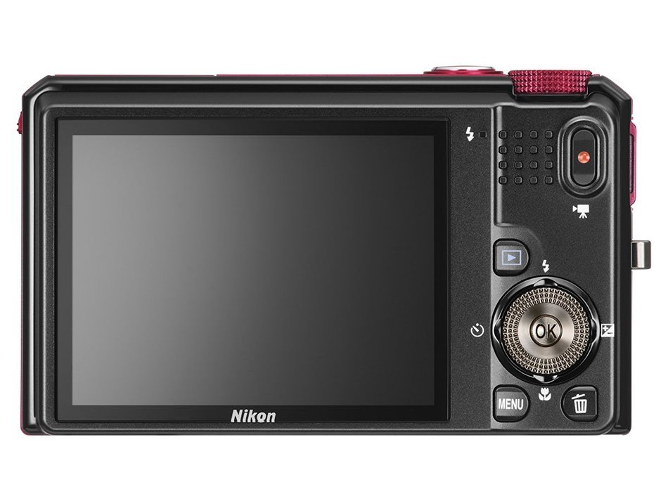 NikonDigital CameraCOOLPIX S9100 Red S9100RD N6