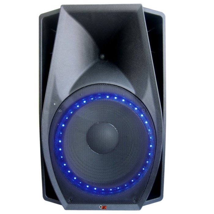 QFX Speaker Built-In Amplifier LED Light Consumer Electronics