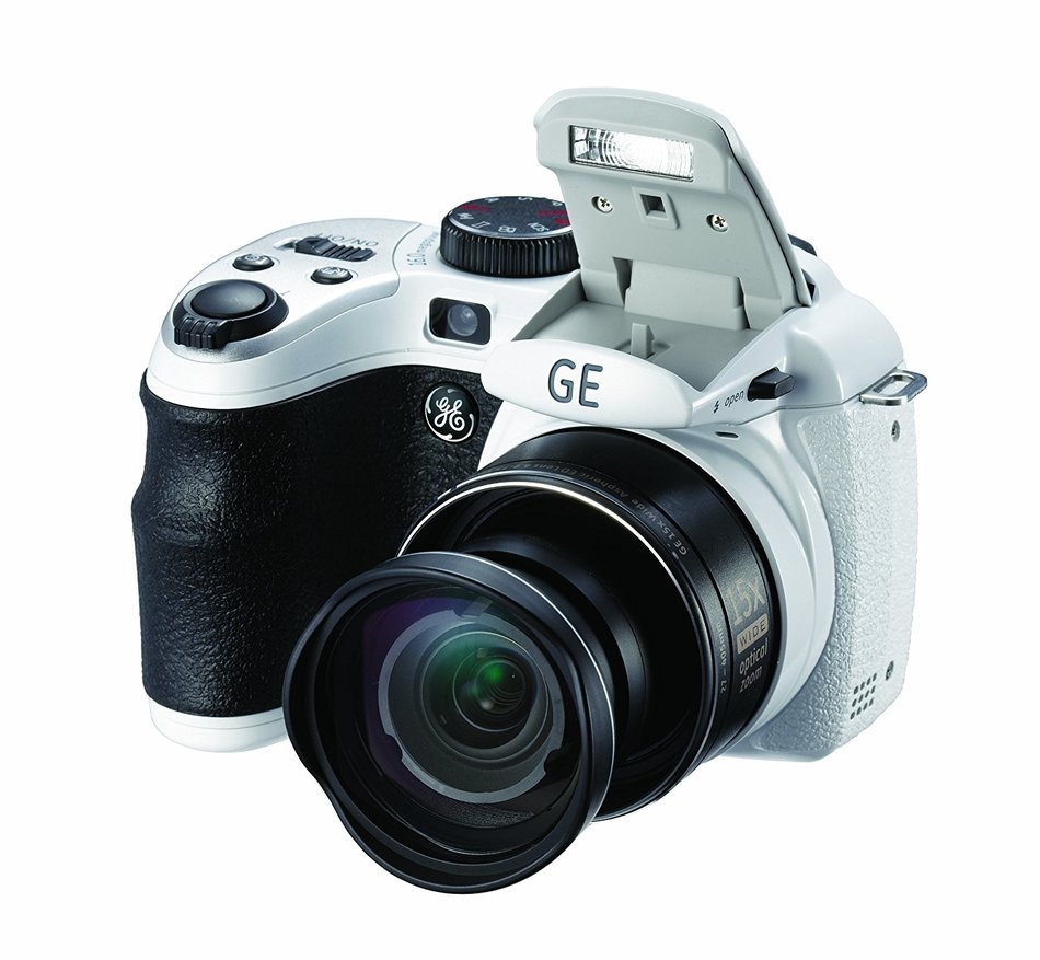 GE Power Pro X500-BK 16 MP with 15 x Optical Zoom Digital Camera, Black (OLD MODEL) N7