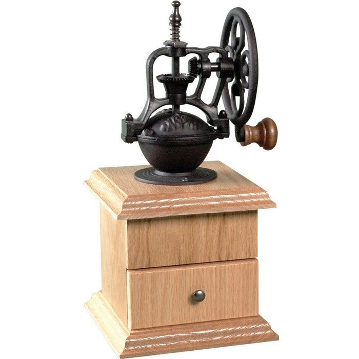 Cast Iron Wheel Coffee Grinding Mechanism, with FREE Downloadable Plan!