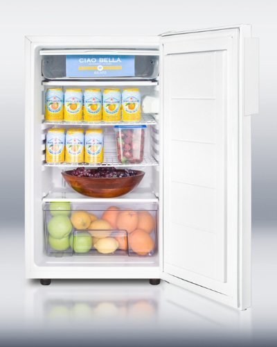 Summit Commercial CM405BI7ADA ADA compliant Undercounter Refrigerator/Freezer, Reach-in Flat White Finish N5