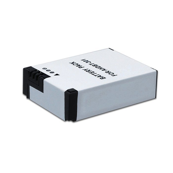 High Capacity Battery Replacement of GoPro AHDBT-201, AHDBT-301, AHDBT-302 Battery with AC/DC Quick Charger Kit...