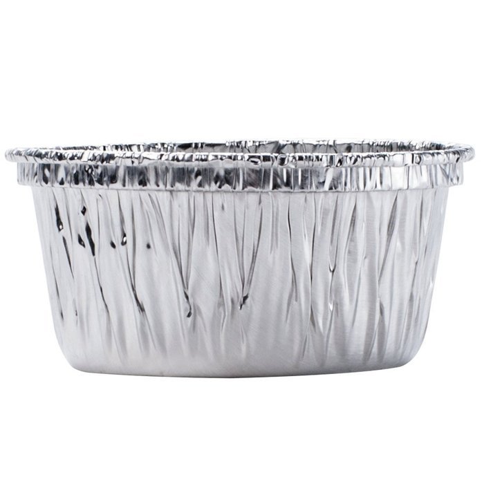 Aluminum Foil Pie Tins, 25 Extra Deep Pans, 5 Inches Diameter, from Baker's Mark, Includes One Oven Sleeve Arm... N6