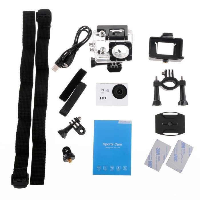 Lightinthebox&reg;1.5" LCD 720P 90 Degree Wide Angle Sports DV Waterproof Action Camera Camcorder Outdoor for Bicycle... N8