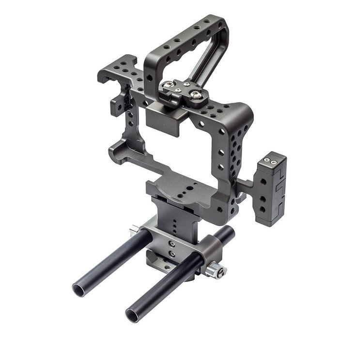 NEW Motionnine Panasonic Gh3 Gh4 Cage + Rodriser Set Perfect Formfit Aluminum N5