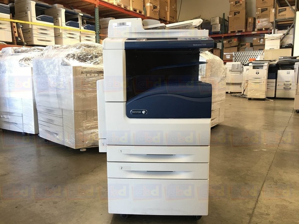 Refurbished Xerox WorkCentre 7220 Tabloid-size Color Multifunction Printer - Copy, Print, Scan, DADH, Dual Catch... N2