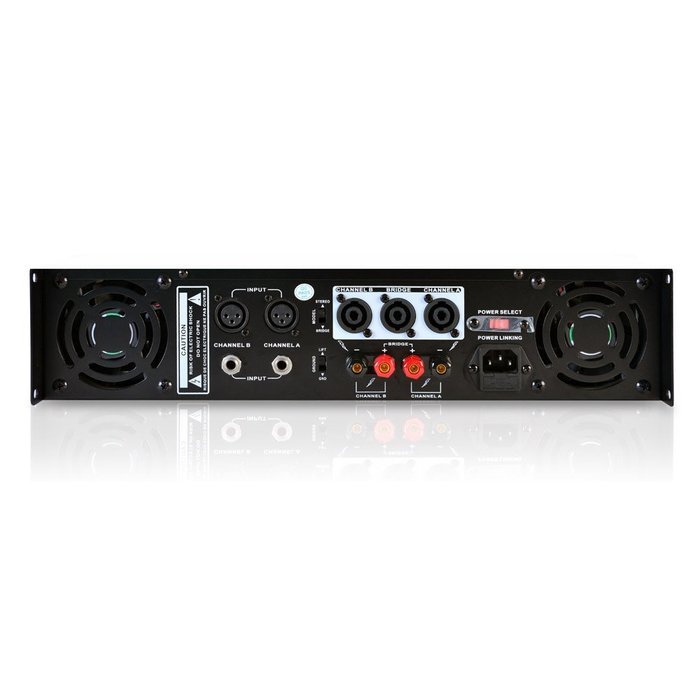 PYLE PTA3004U 3000W 2-Channel Amplifier with USB/SD Readers & Built-In Crossover
