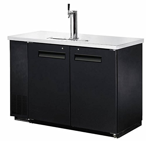 48" Single Tap Keg Beer Can Bottle Dispenser Refrigerator Stainless Steel Top UDD-24-48, Kegerator Fridge N5