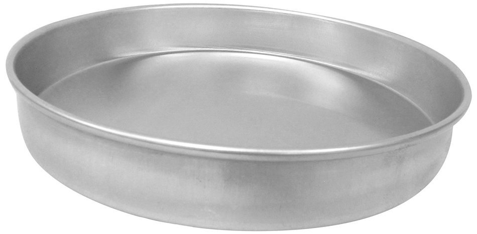 Allied Metal CP13X2 Hard Aluminum Pizza/Cake Pan, Straight Sided, 13 by 2-Inch