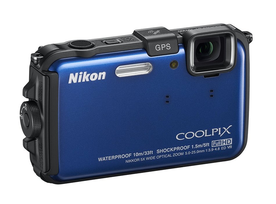 Nikon COOLPIX AW100 16 MP CMOS Waterproof Digital Camera with GPS and Full HD 1080p Video (Camouflage) (OLD MODEL) N11