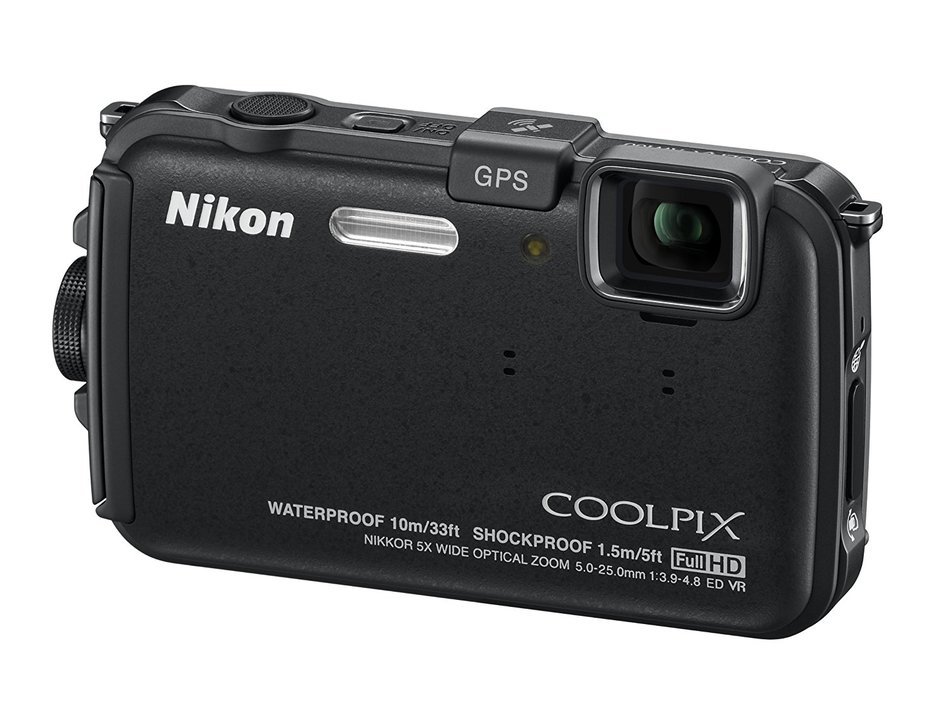 Nikon COOLPIX AW100 16 MP CMOS Waterproof Digital Camera with GPS and Full HD 1080p Video (Camouflage) (OLD MODEL) N12
