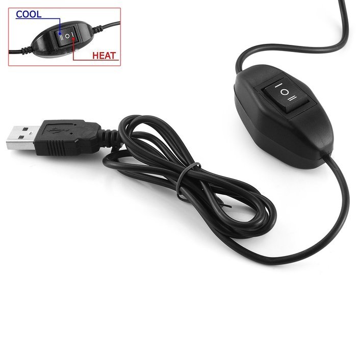 Rubility Mini USB Fridge Cooler Beverage Drink Cans Cooler/Warmer Refrigerator N7