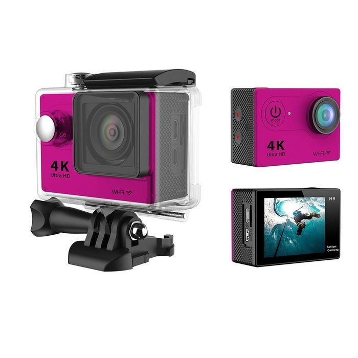 VIGICA H9 Waterproof Sports DV Action Camera Wifi 4K Ultra HD Cam 2.0&rdquo; LCD 170 Degree Wide Lens Support IOS,Android... N12