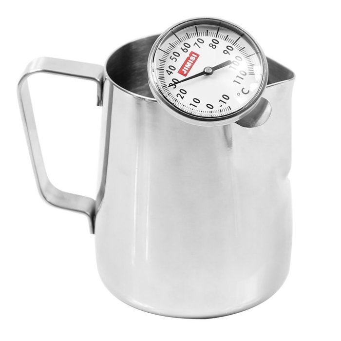 Estone Kitchen Craft Barista Espresso Coffee Frothing Tea Milk Latte Jug Thermometer (350ml Jug)